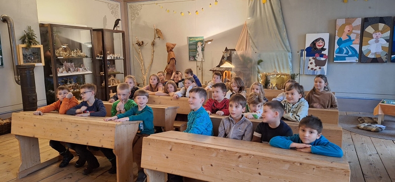 Návštěva Muzea v Poličce Svět hmyzu, Výstava betlémů