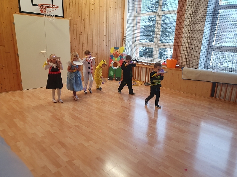 Karnevalový rej ve školce
