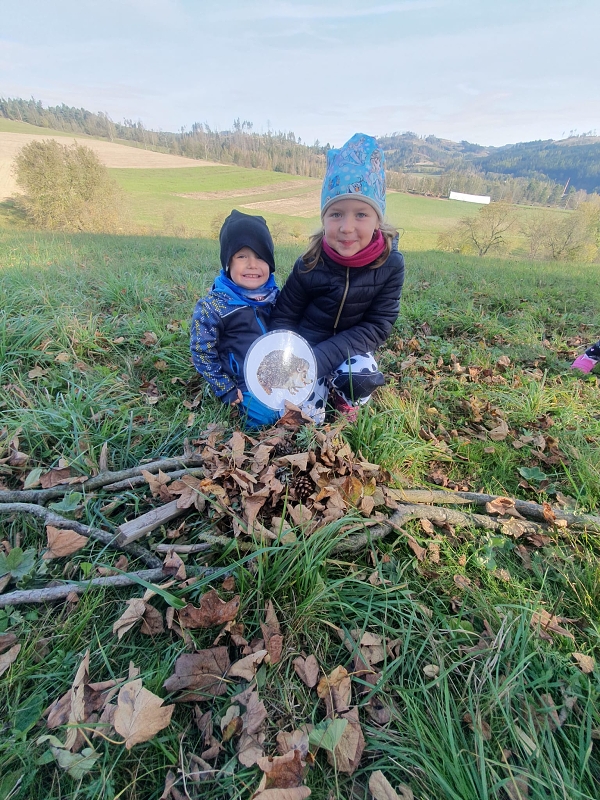 Příprava zvířátek na zimu - uspávání zvířátek v MŠ