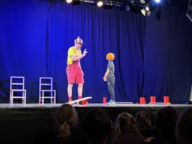 Polička Tylův dům Mime fest 18.9. klaun Bajló