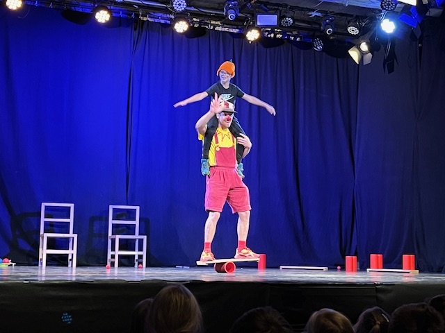 Polička Tylův dům Mime fest 18.9. klaun Bajló