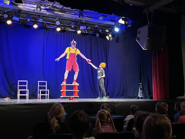 Polička Tylův dům Mime fest 18.9. klaun Bajló